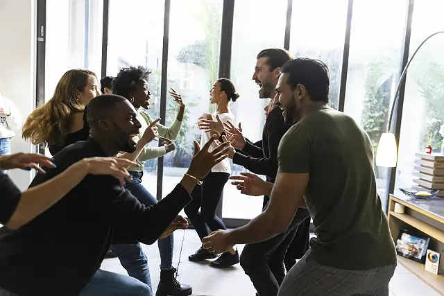 team building event for the bbc