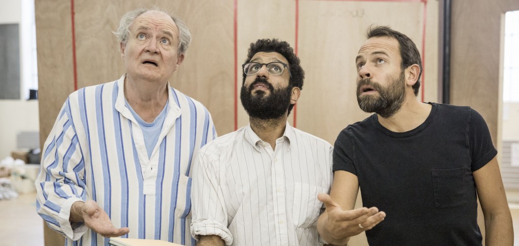 Jim Broadbent in rehearsals for 'A Christmas Carol'