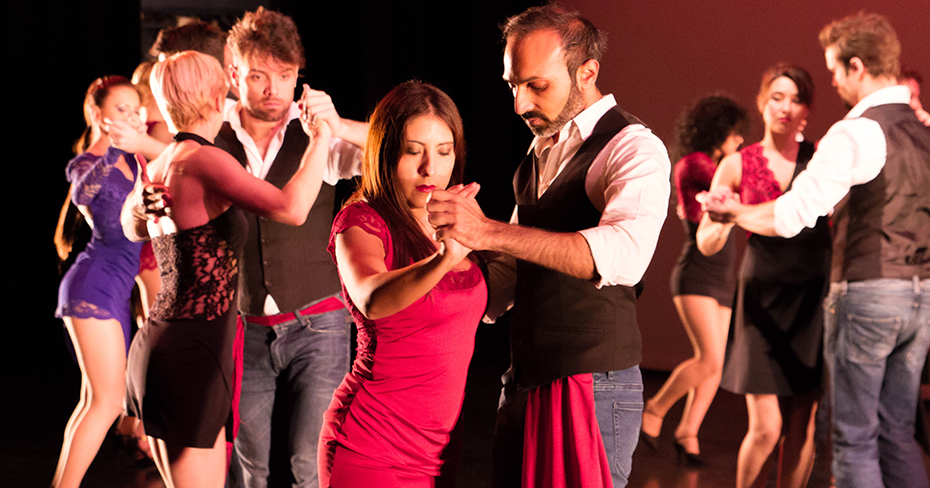 Ravi Patel dancing in the Tango Company
