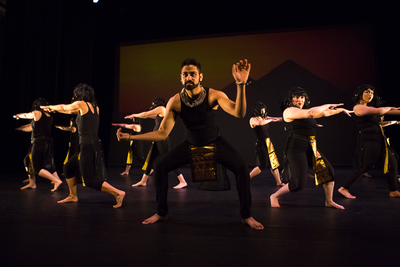 Rickesh centre stage for the Commercial Dance Company