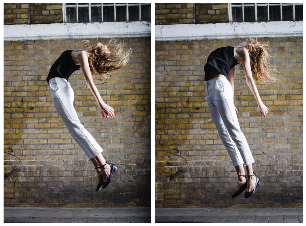 photo of woman jumping