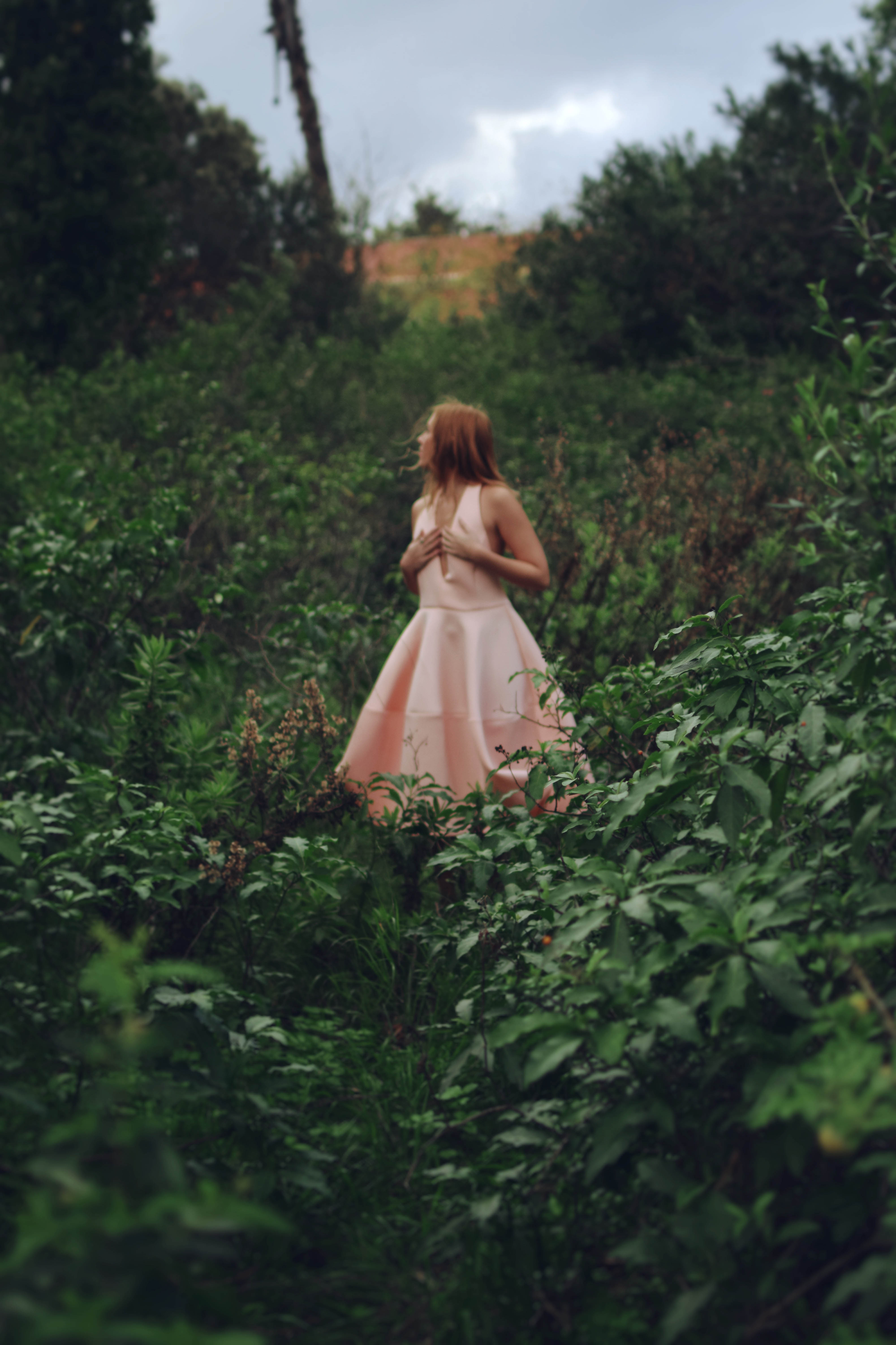 student photo - woman in wood