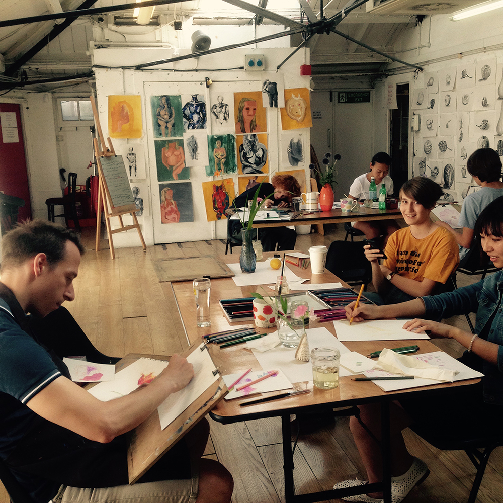 busy people art-summer-school-london