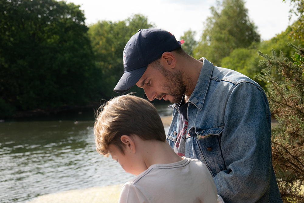 Joel Adams & Tom Colley Lead actor Joel Adams with Director Tom Colley