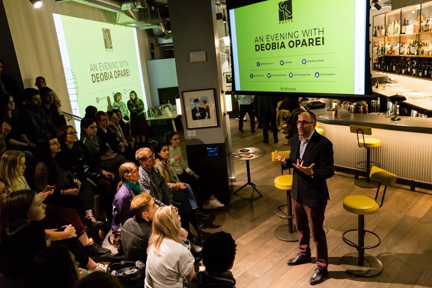 CA Hosts An Evening With DeObia Oparei