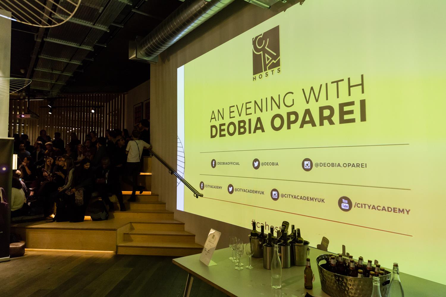 CA Hosts An Evening With DeObia Oparei