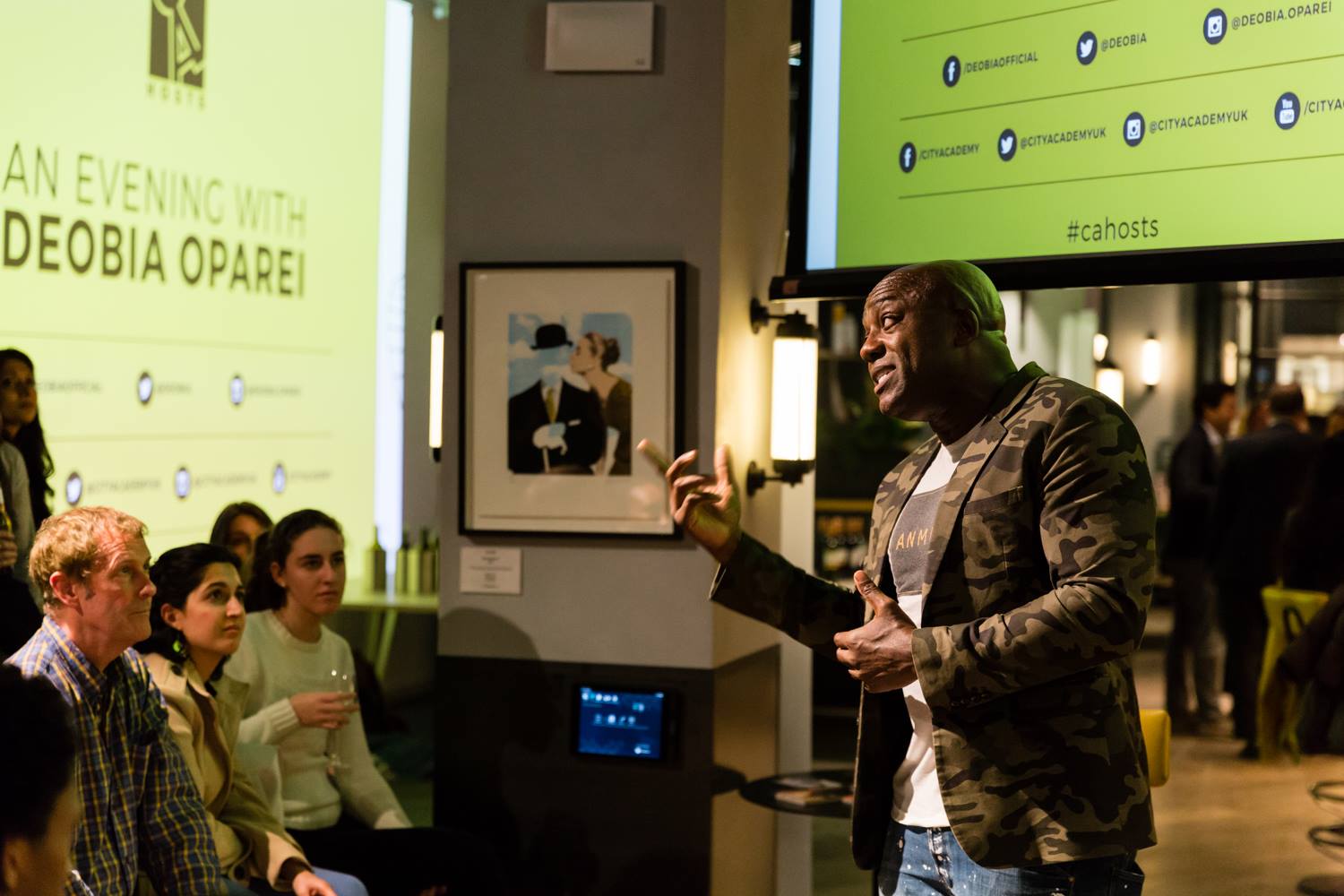 CA Hosts An Evening With DeObia Oparei