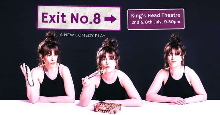 Exit Number 8 play - original production poster