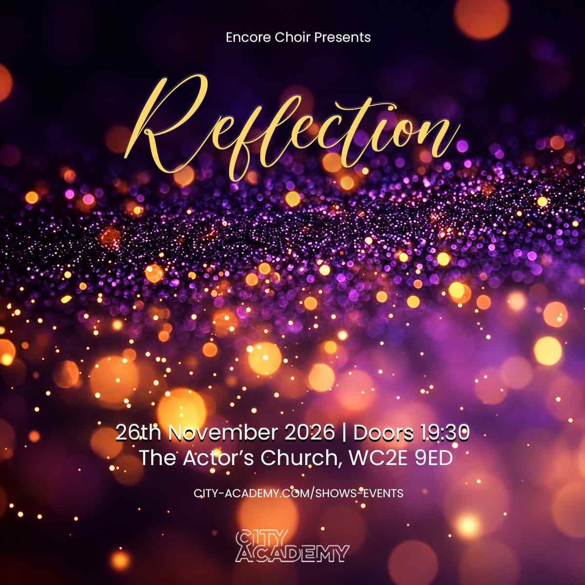 Reflection - Thur 26th Nov 2026